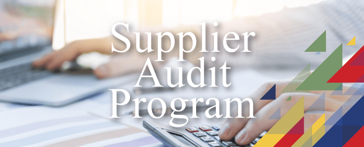 Supplier Audit Program